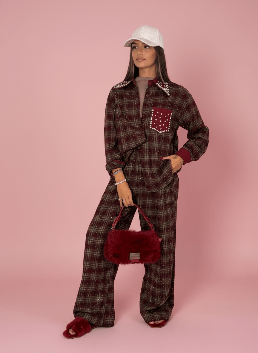 Camicia Check Shine - Abbigliamento Jessica