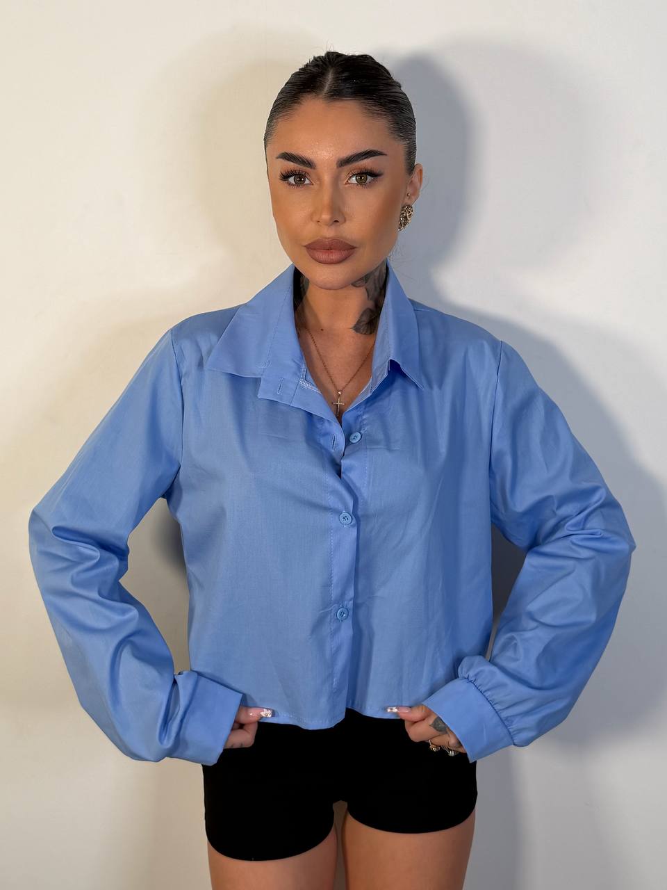 Camicia Nina Crop - Abbigliamento Jessica