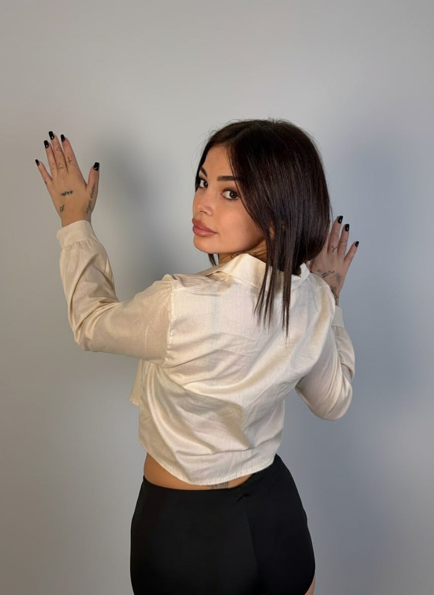 Camicia Nina Crop - Abbigliamento Jessica