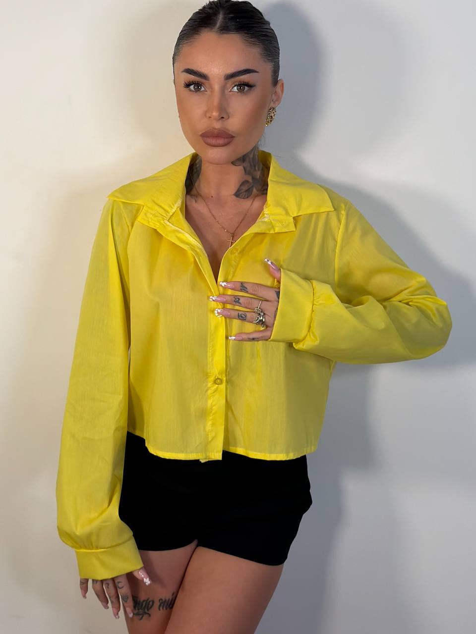 Camicia Nina Crop - Abbigliamento Jessica