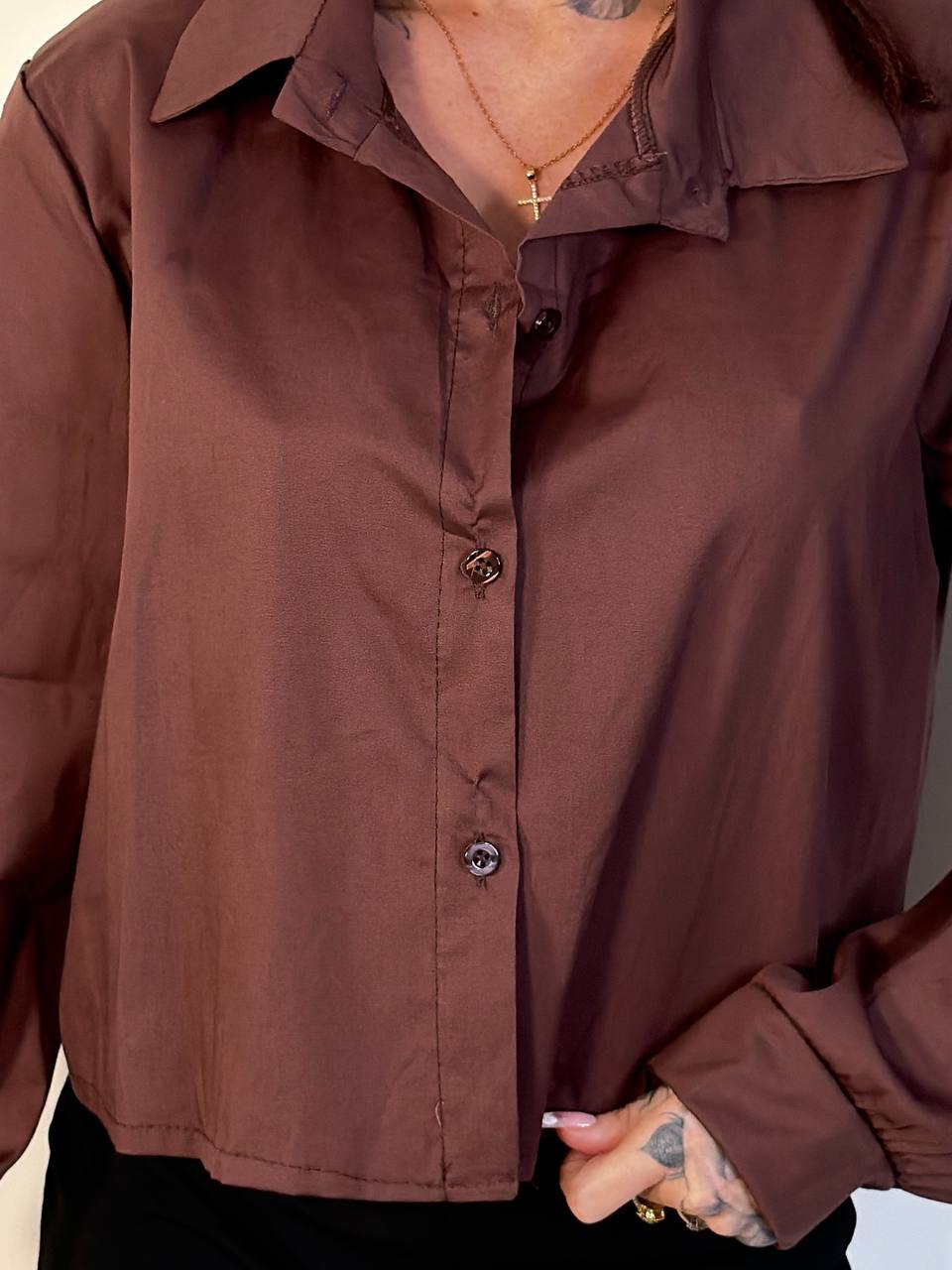 Camicia Nina Crop - Abbigliamento Jessica