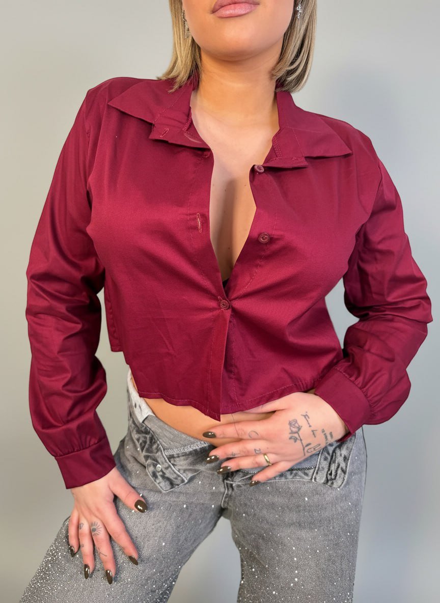 Camicia Nina Crop - Abbigliamento Jessica