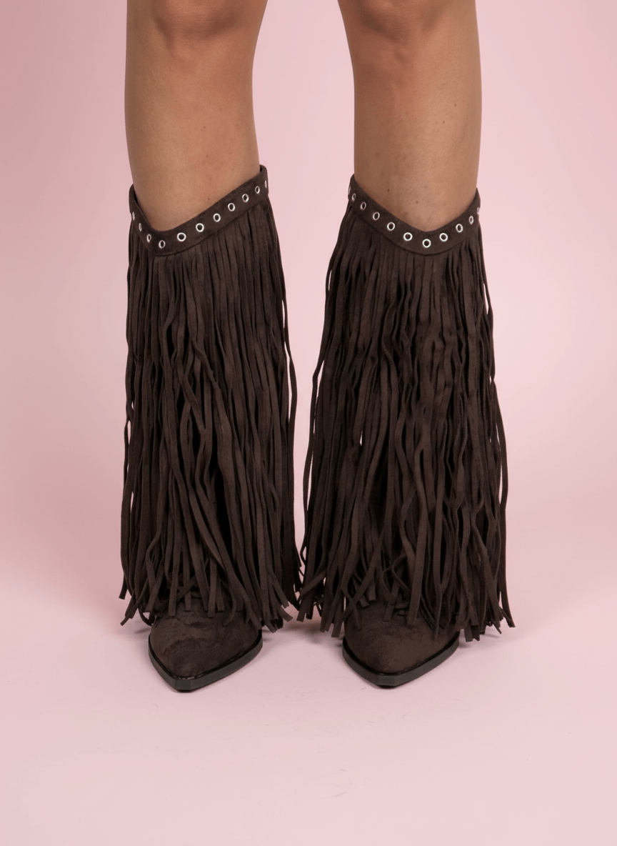 Camperos Frange Marrone - Abbigliamento Jessica