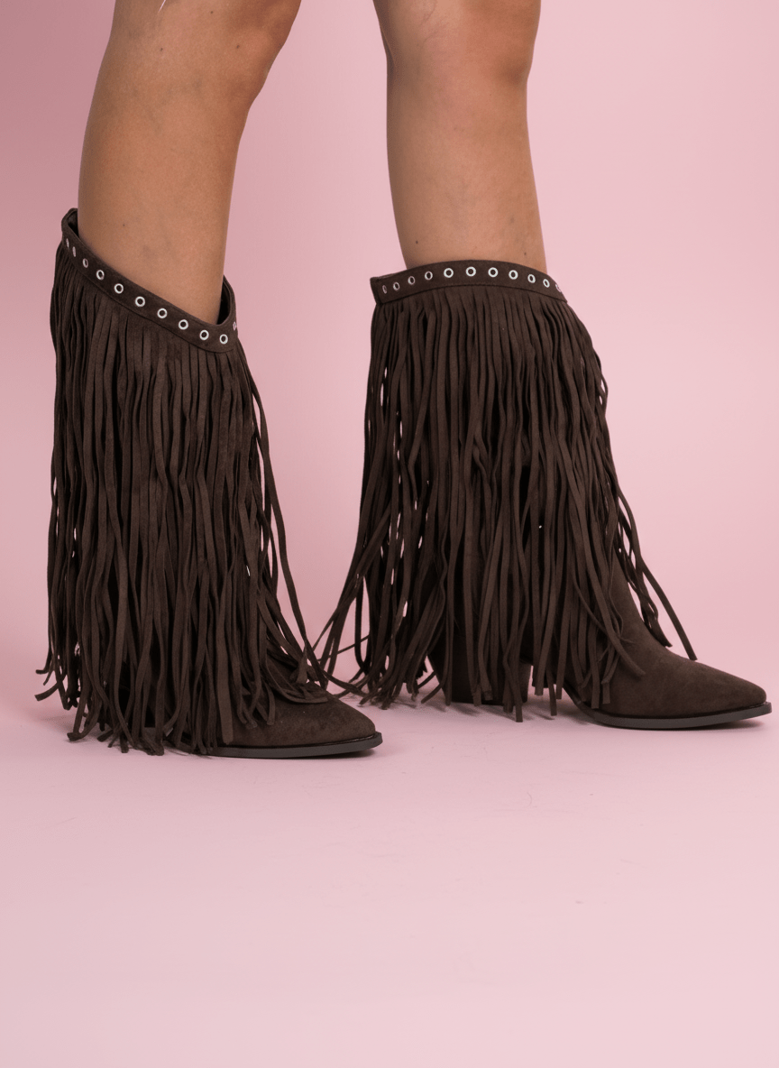 Camperos Frange Marrone - Abbigliamento Jessica