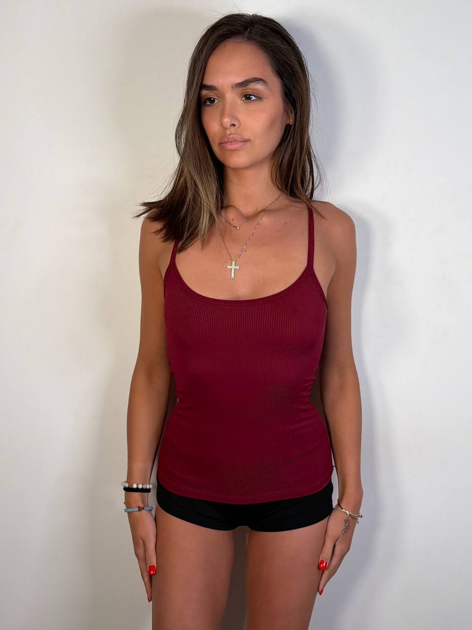 Canotta Costi Spalla Fina - Abbigliamento Jessica