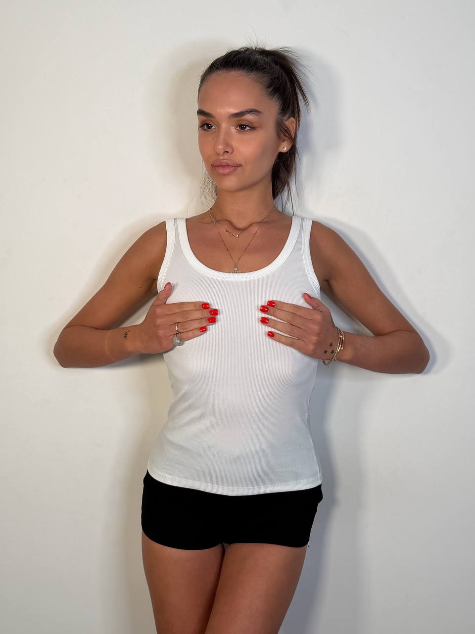 Canotta Costi Spalla Larga - Abbigliamento Jessica