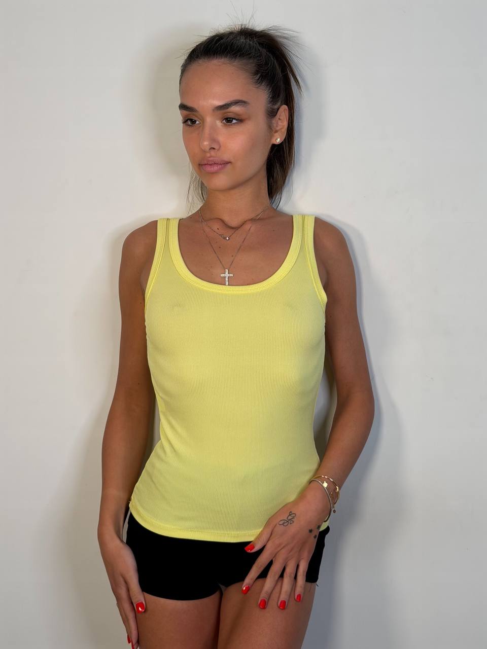 Canotta Costi Spalla Larga - Abbigliamento Jessica