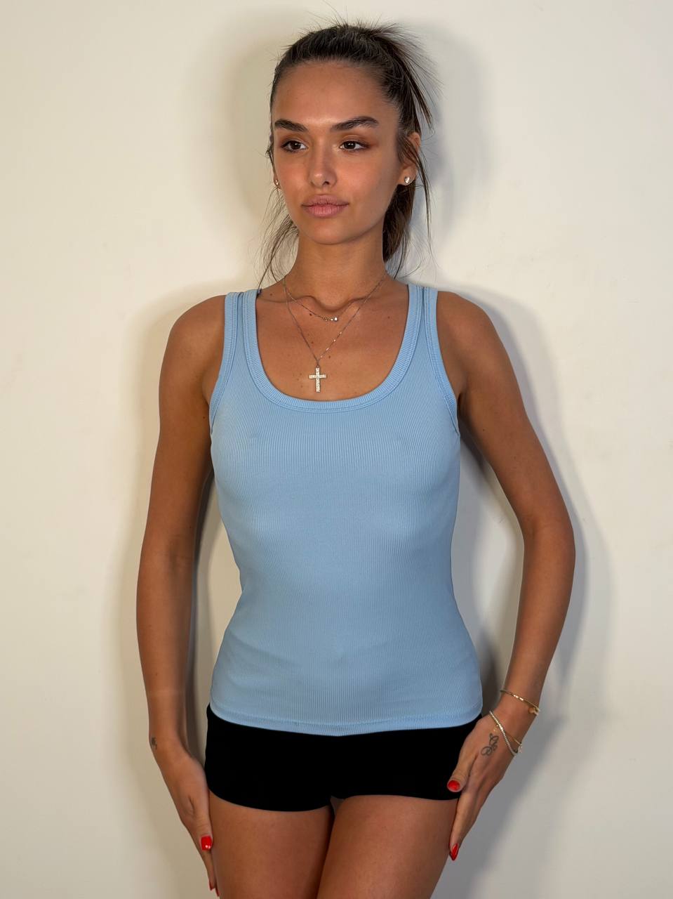 Canotta Costi Spalla Larga - Abbigliamento Jessica