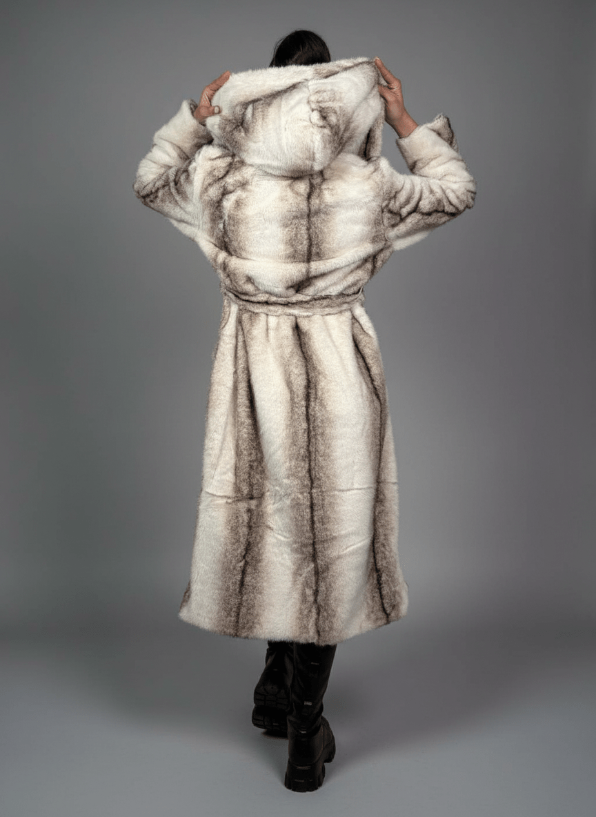Cappotto Eco - Fur Élégance Bianco - Abbigliamento Jessica