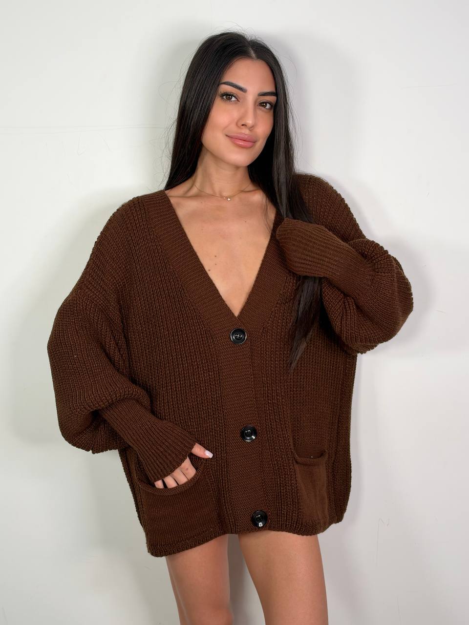 Cardigan Patti Marrone, taglia unica