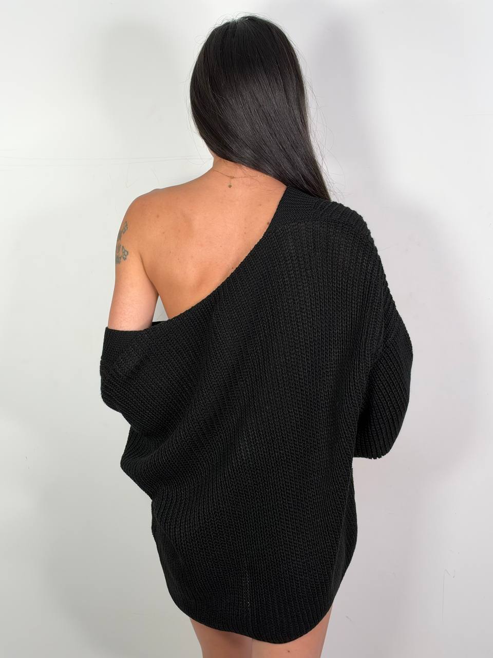 Cardigan Patti Nero, taglia unica