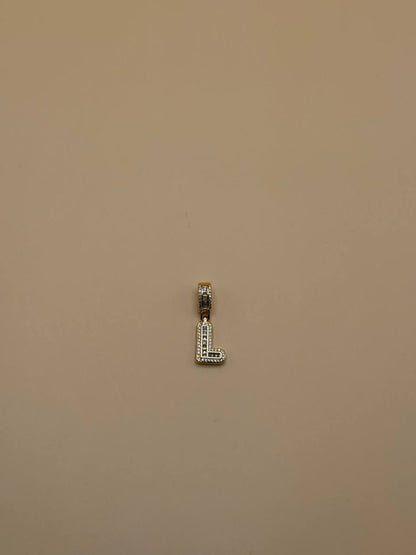 Charm Lettera Per Collana Catena - Abbigliamento Jessica