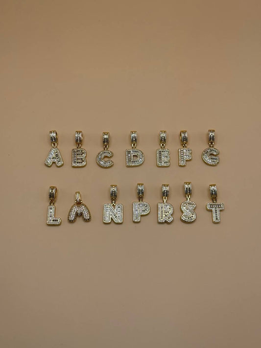 Charm Lettera Per Collana Catena - Abbigliamento Jessica