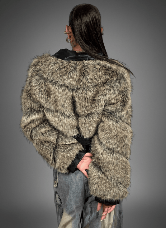 Chiodo Eco - Fur Royale Apricot - Abbigliamento Jessica