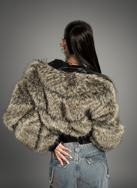 Chiodo Eco - Fur Royale Apricot - Abbigliamento Jessica