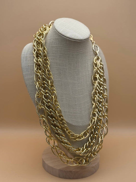 Collana Golden Loops - Abbigliamento Jessica