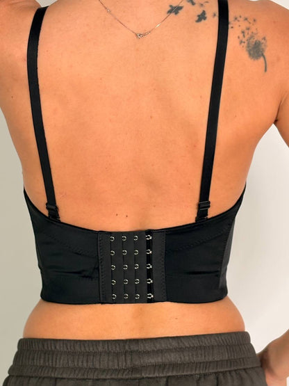 Corpetto Bustier Nero - Abbigliamento Jessica