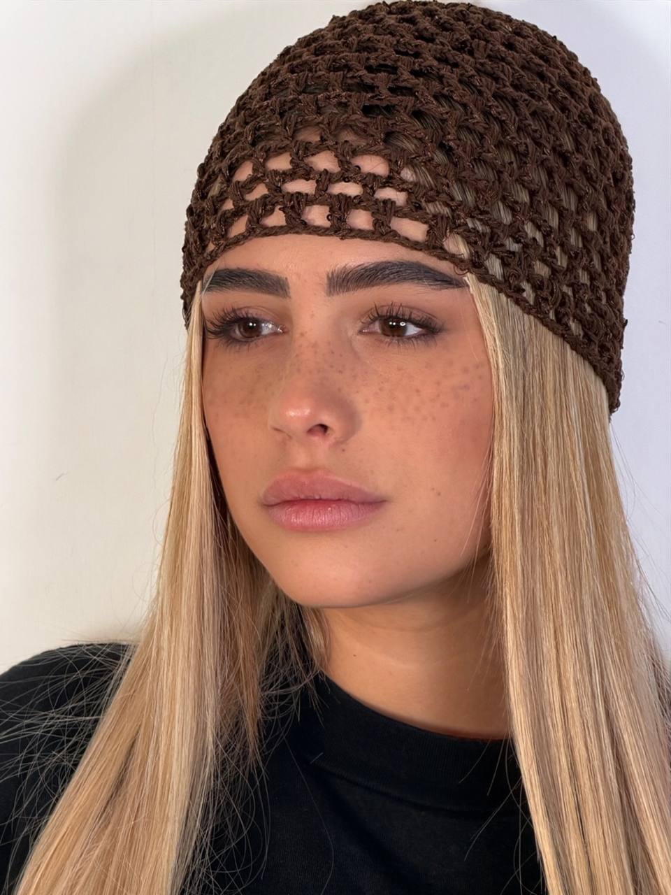 Cuffia Crochet Paillettes - Abbigliamento Jessica