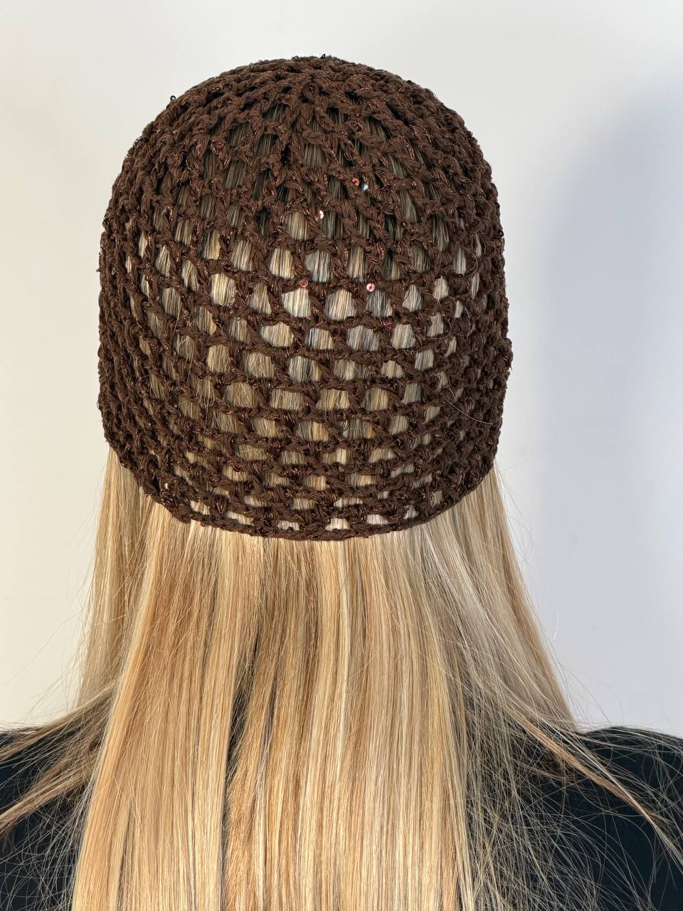 Cuffia Crochet Paillettes - Abbigliamento Jessica