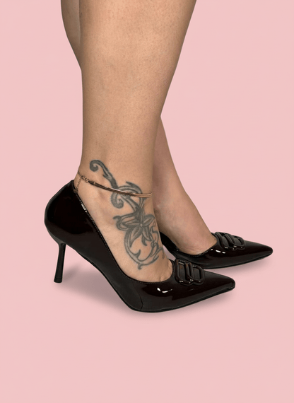 Décolleté Glossy Chic Marrone - Abbigliamento Jessica