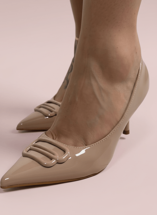 Décolleté Glossy Chic Nude - Abbigliamento Jessica