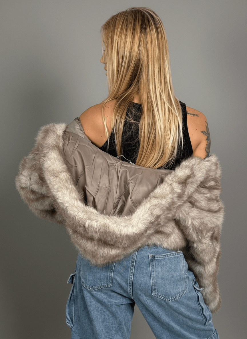Eco - Fur Divine Beige - Abbigliamento Jessica