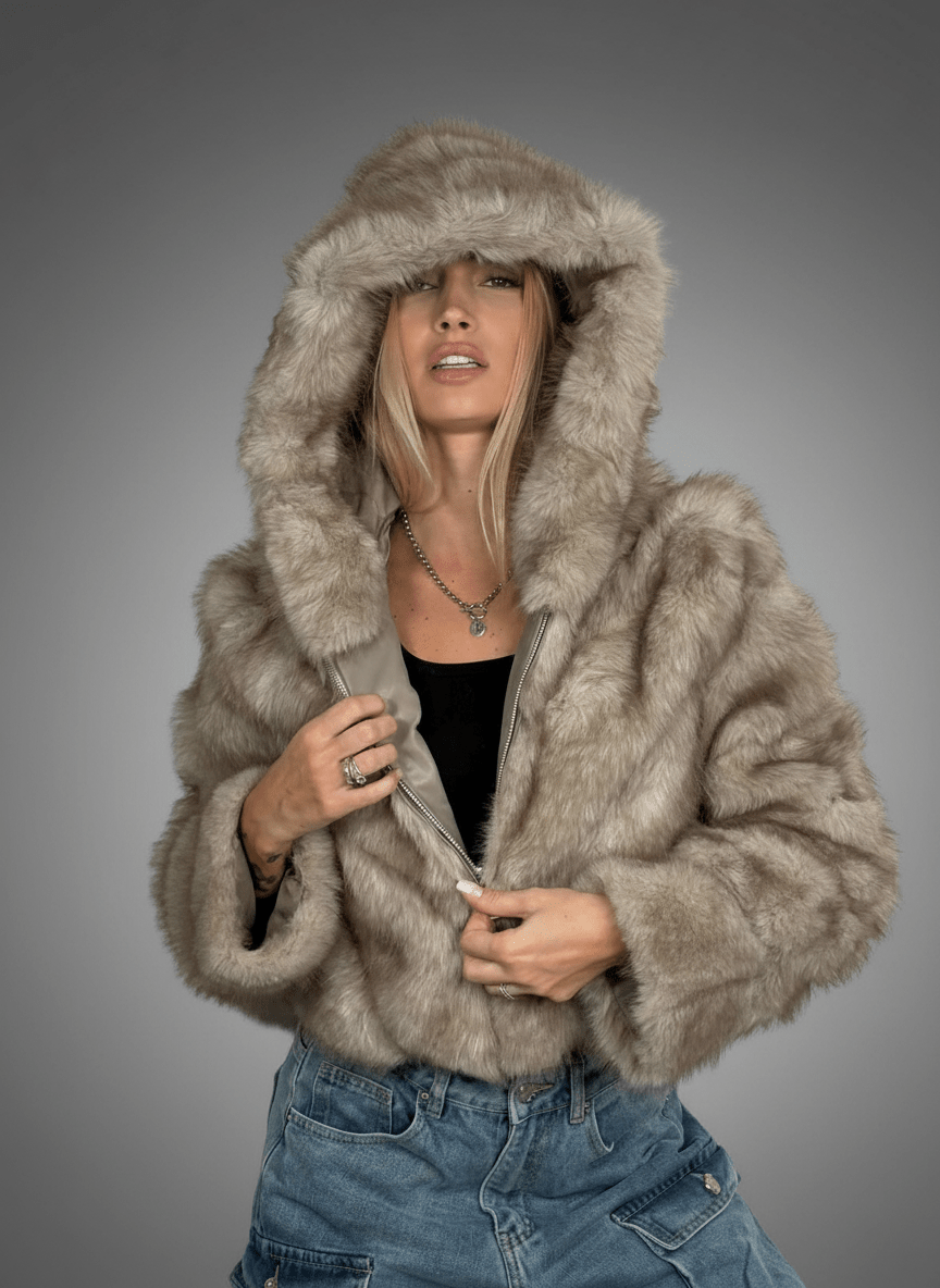 Eco - Fur Divine Beige - Abbigliamento Jessica