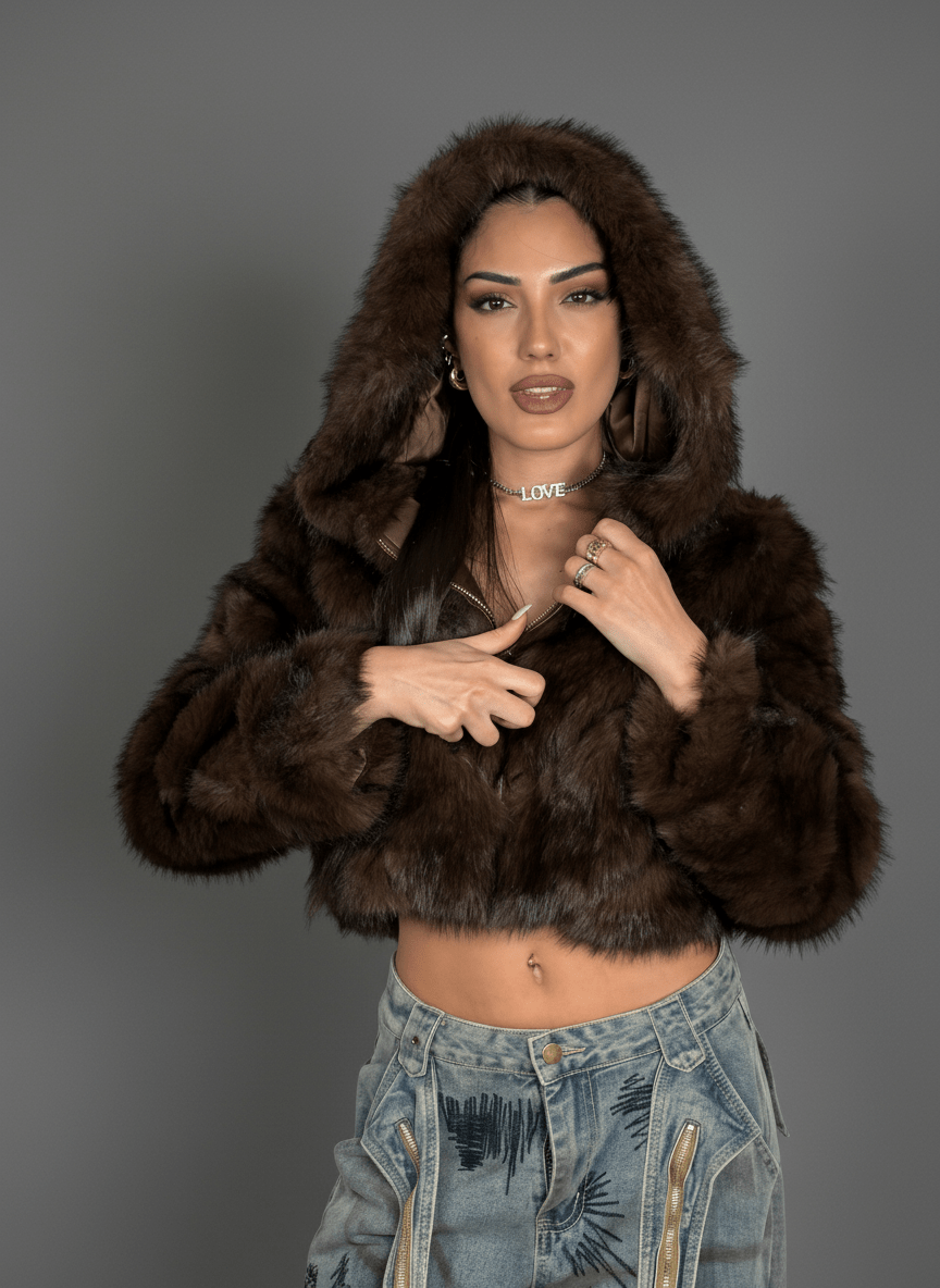 Eco - Fur Divine Brown - Abbigliamento Jessica