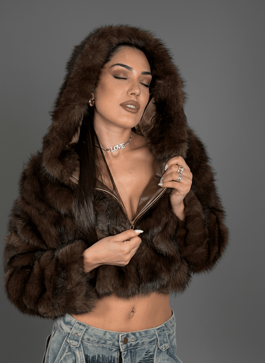 Eco - Fur Divine Brown - Abbigliamento Jessica