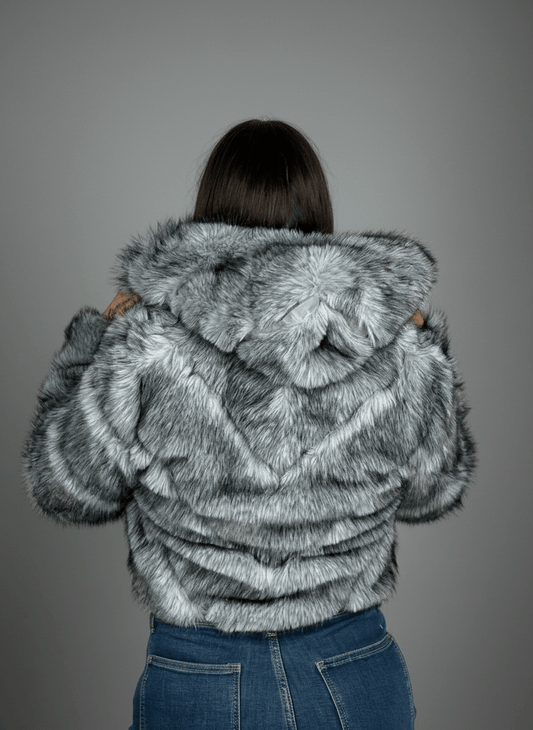 Eco - Fur Divine Grigio - Abbigliamento Jessica