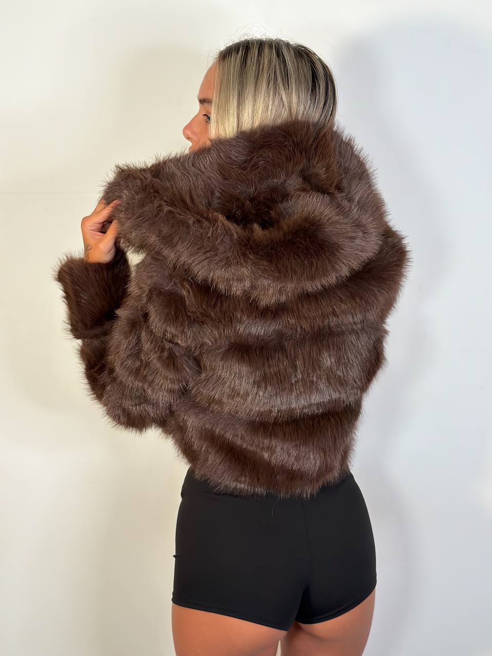 Eco Fur Soft Glam Crop - Abbigliamento Jessica
