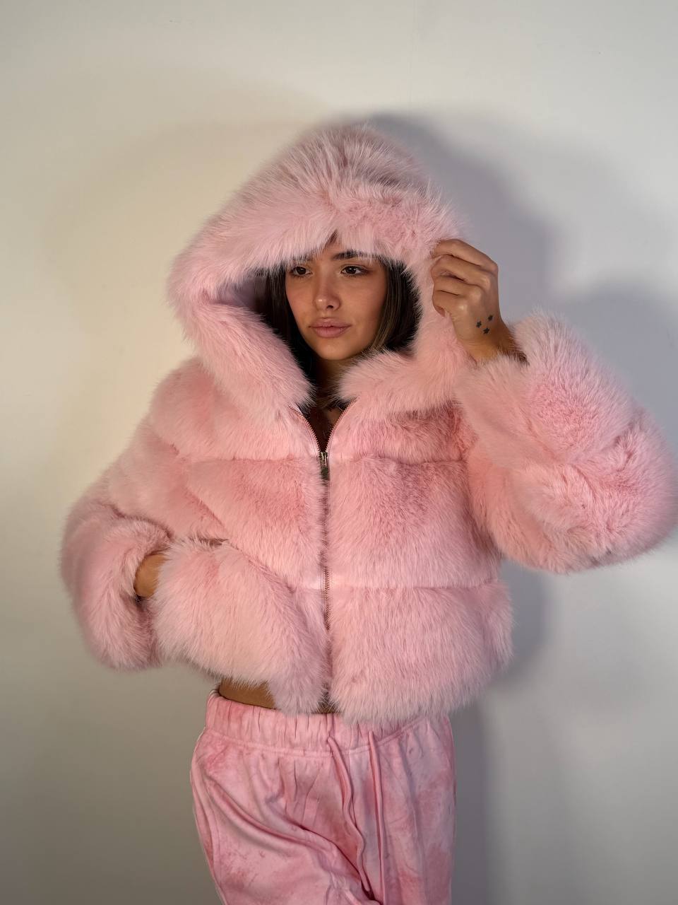 Eco Pelliccia Total Pink - Abbigliamento Jessica