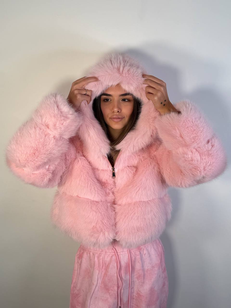 Eco Pelliccia Total Pink - Abbigliamento Jessica