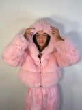 Eco Pelliccia Total Pink - Abbigliamento Jessica