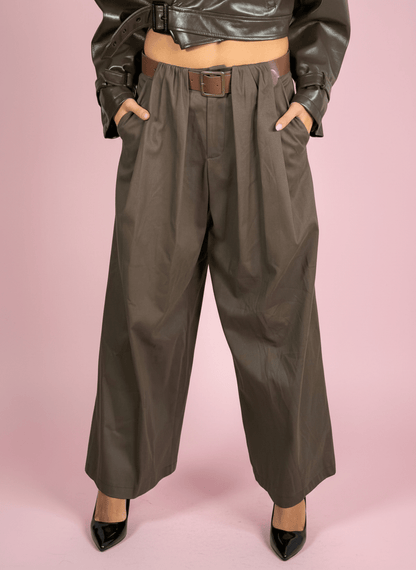 Empire Pants Marrone - Abbigliamento Jessica