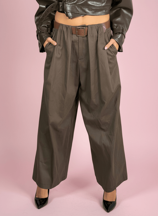 Empire Pants Marrone - Abbigliamento Jessica
