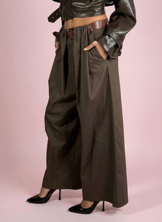 Empire Pants Marrone - Abbigliamento Jessica