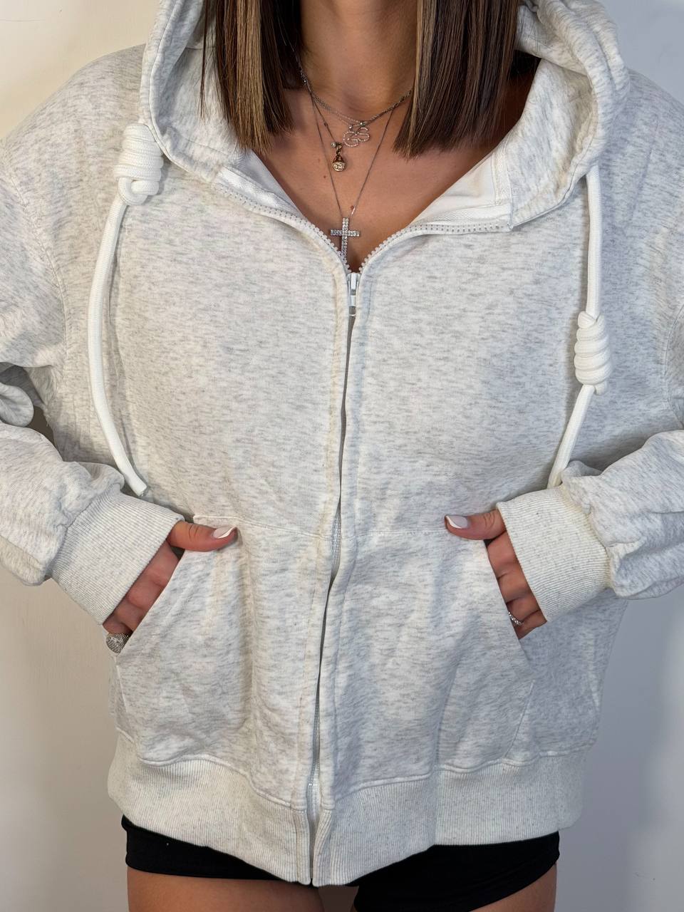 Felpa Babe Zip - Abbigliamento Jessica