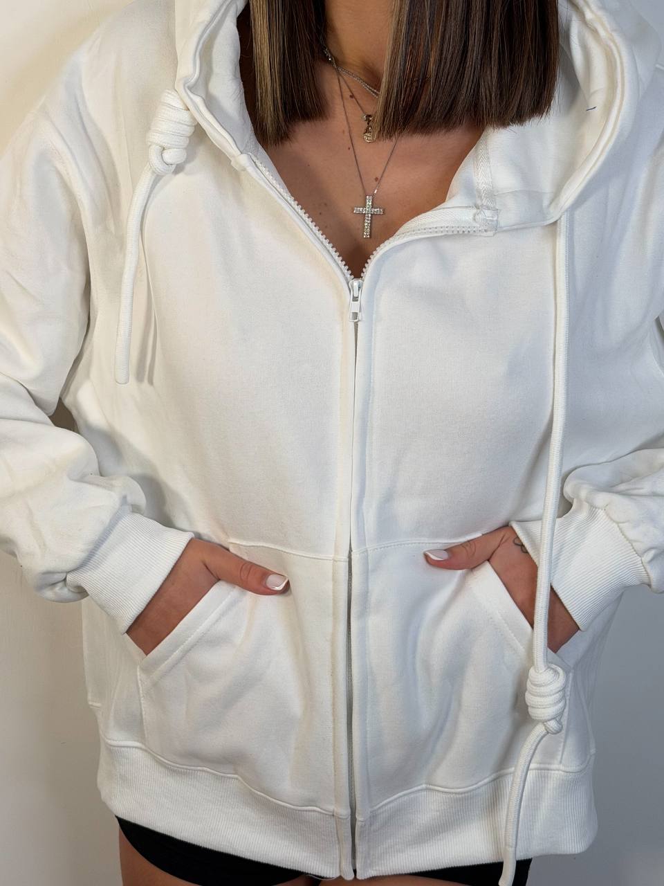 Felpa Babe Zip - Abbigliamento Jessica