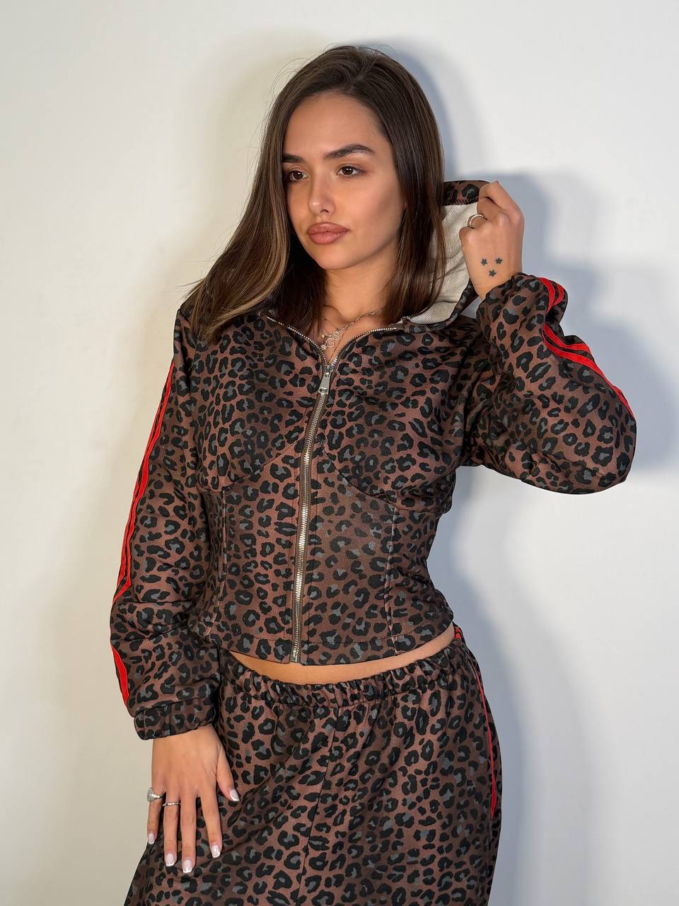 Felpa Choco Crop - Abbigliamento Jessica