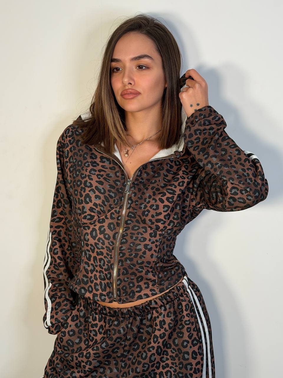 Felpa Choco Crop - Abbigliamento Jessica