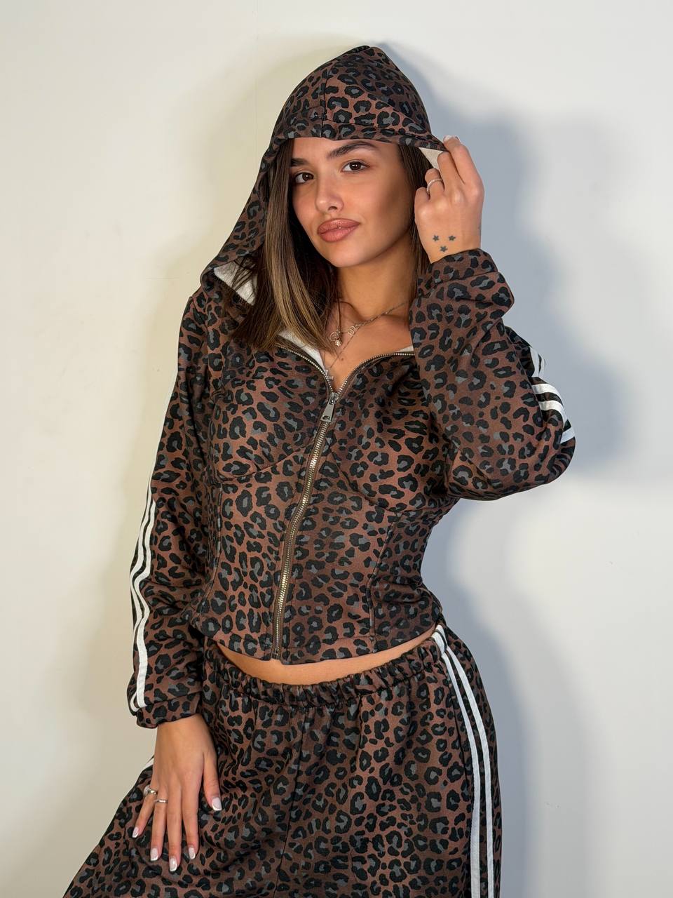 Felpa Choco Crop - Abbigliamento Jessica