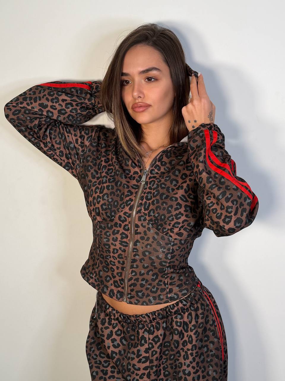 Felpa Choco Crop - Abbigliamento Jessica