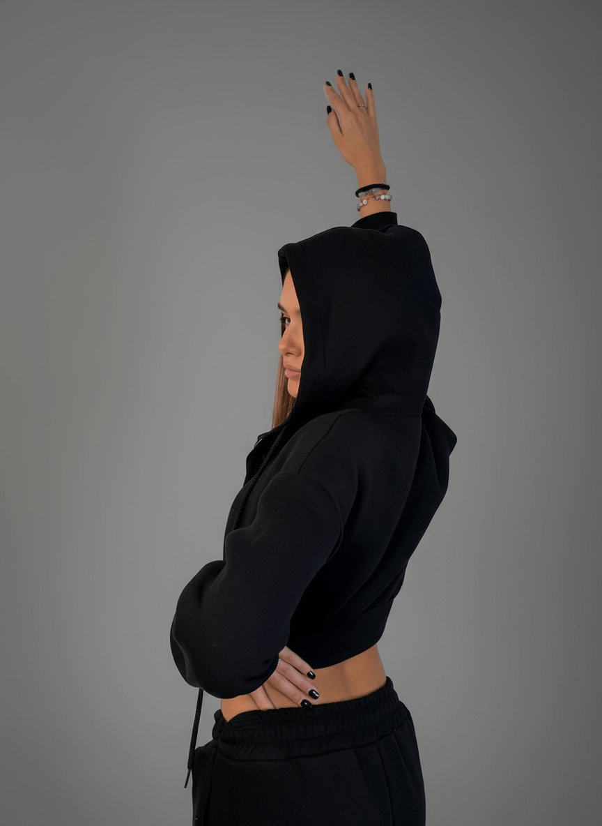 Felpa Zip Vanilla - Abbigliamento Jessica