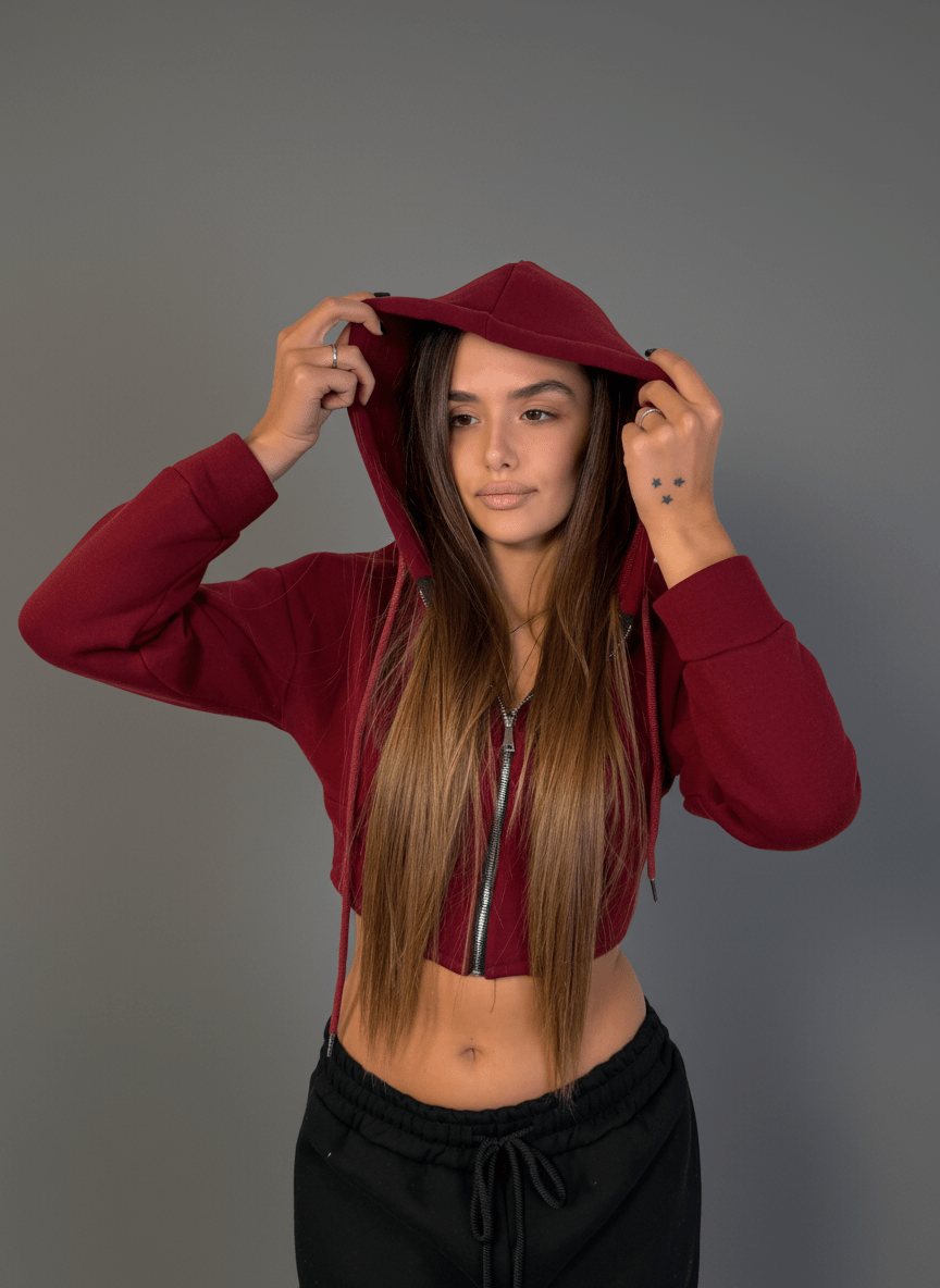 Felpa Zip Vanilla - Abbigliamento Jessica