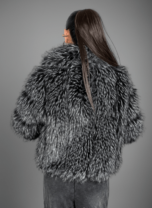 Giacca Eco - Fur Prestige Nero - Abbigliamento Jessica