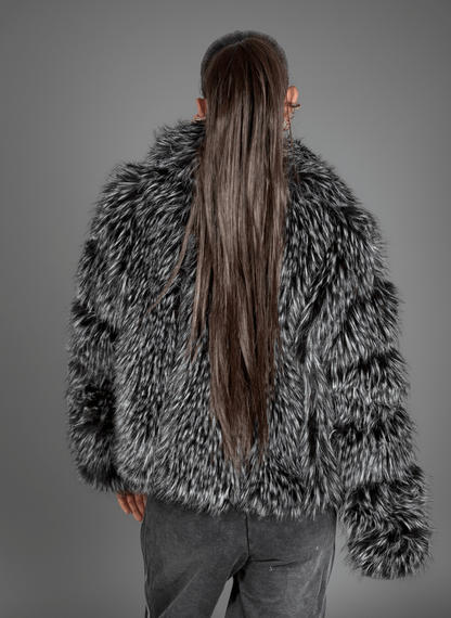 Giacca Eco - Fur Prestige Nero - Abbigliamento Jessica