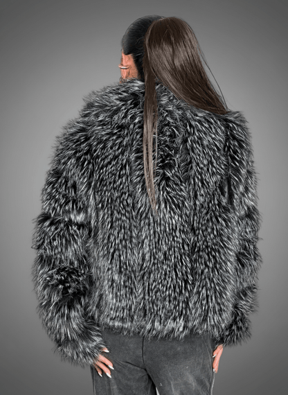 Giacca Eco - Fur Prestige Nero - Abbigliamento Jessica