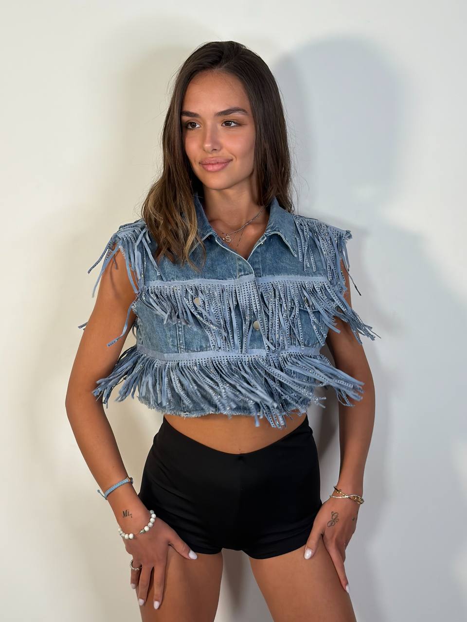 Gilet West Crop - Abbigliamento Jessica