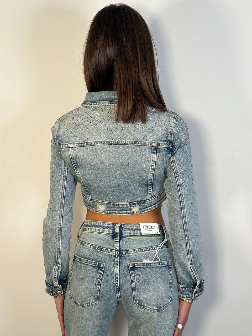 Giubbino Jeans Strappi - Abbigliamento Jessica